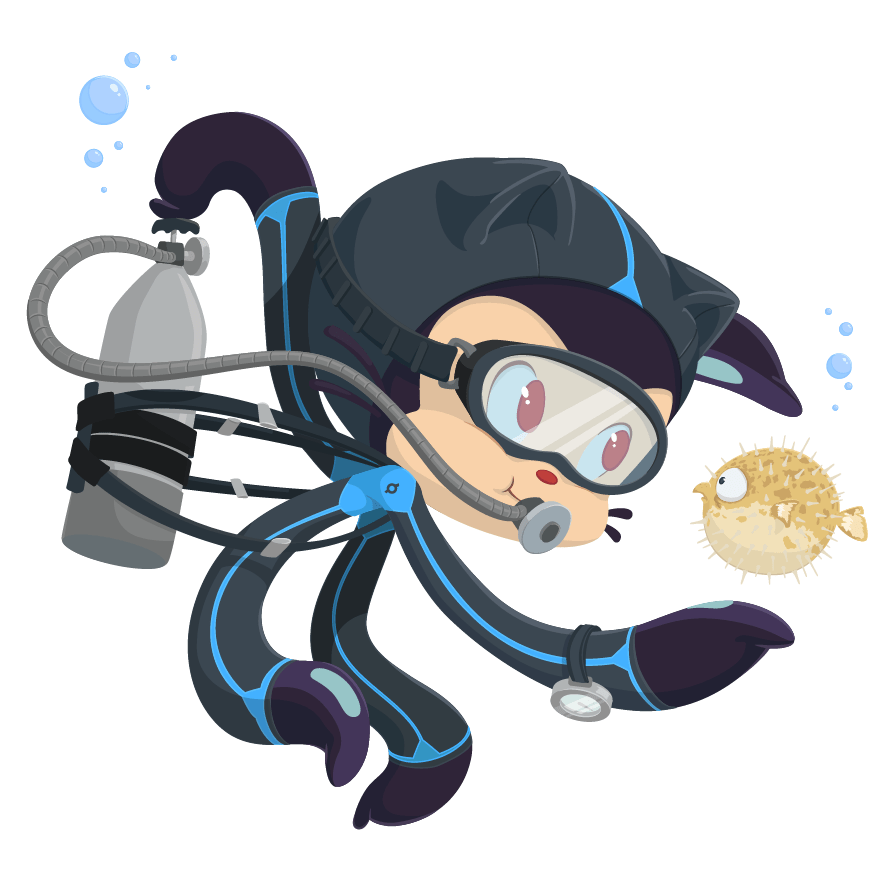 Scubatocat octocat
